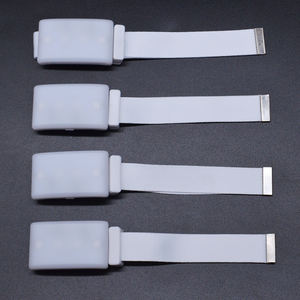 Sunjet nouveau produit 4 Leds 433mhz DMX télécommandé RGB LED Bracelet Festival lampe de poche tissu Led Bracelet pour événement - Product Image 6