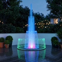 Fuente Musical Personalizada para Piscinas Exteriores con Luces LED RGB, Equipo Programable para Espectáculos Acuáticos en Parques, Lagos y Piscinas