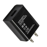 Adaptador de Corriente CA de 10 W, Entrada Universal de 100-240 V, Salida de Voltaje Amplio de 5 V 2 A, Cargador para Dispositivos Electrónicos Pequeños