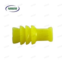 TE Connectivity 967067-2 MQS Joint d'étanchéité pour fil unique 0,9-1,4 mm en silicone jaune, usage industriel et automobile