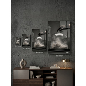 Stampa artistica da parete in metallo con finitura in vetro "The Relic Unveiled" - Product Image 1