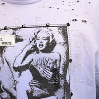 T-shirt Homme Personnalisé Effet Usé et Déchiré Imprimé 100% Coton Délavé à l'Acide Style Vintage Grammage Lourd Streetwear
