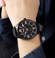 Montre-bracelet analogique à grand cadran SKMEI 2029 – Accessoire élégant pour les fondateurs de startups lors de réunions de présentation et événements d'investisseurs