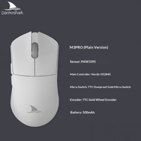 Ratón Inalámbrico para Juegos Darmoshark M3 PRO 55g Ultraligero, Tri-Modo, PAW3395, Interruptor TTC Gold, Batería de 140H para PC y Esports