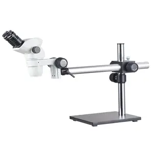 0.67x-4.5x Stereo Zoom Microscope with Single Arm Boom Stand