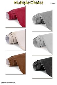 Autocollant adhésif pour <span class=keywords><strong>tissu</strong></span> Alcantara noir pour siège de <span class=keywords><strong>voiture</strong></span>/<span class=keywords><strong>toit</strong></span>/pilier/roues/tableau de bord, application facile, garantie 1 an, vente flash - Product Image 2