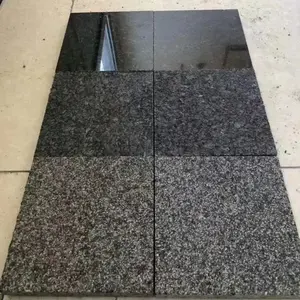 Cina nuova cava G684 granito nero per piastrelle per pavimenti lastre da controsoffitto in pietra per pavimentazione dimensioni personalizzate