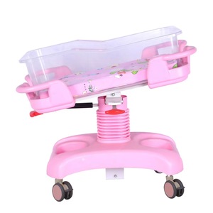 Cuna de Acero Inoxidable para Bebés 800x450x850mm, Cama Manual para Lactancia de Bebés y Niños - Product Image 4
