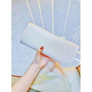 Satin-Schleifenform Diamant-Kristall Handtasche mit Kette Schultertasche Damen Fancy Taschen Party <span class=keywords><strong>Prom</strong></span> Clutch Abendtasche - Product Image 2