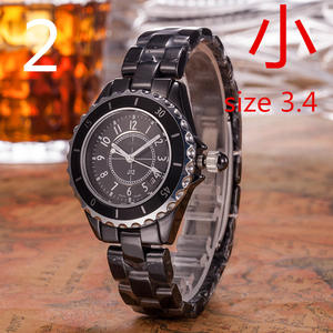 Montre à quartz pour femme et homme de la série <span class=keywords><strong>J12</strong></span>, en <span class=keywords><strong>céramique</strong></span> blanche, étanche, avec boucle papillon, montre de couple, affichage par aiguilles - Product Image 6