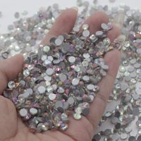 XULIN Vente en gros SS6 SS8 SS10 SS12 SS16 SS20 SS30 Strass en verre à dos plat ronds en vrac