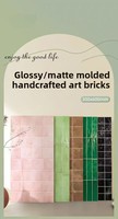 Carreaux de céramique modernes antibactériens de 300*600 mm, série dégradée colorée, pour la décoration murale intérieure, utilisation dans les escaliers des centres commerciaux