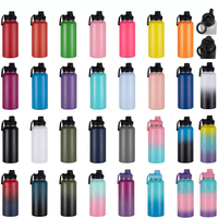 Termo de Acero Inoxidable de Doble Pared con Aislamiento al Vacío de 901-1000 ml, Botella de Viaje con Pantalla LED de Temperatura, Libre de BPA, 24 Horas