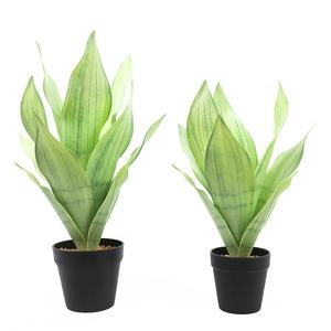 Mini Bonsái Artificial de <span class=keywords><strong>Sansevieria</strong></span> de 35 cm de Alto, 9 Hojas, para Decoración de Oficina - Product Image 1