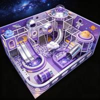Aire de jeux intérieure complète pour enfants, équipement de jeux pour zone de jeux et centre de divertissement