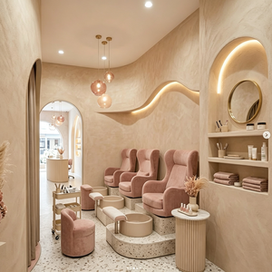 Service de beauté personnalisé à texture douce avec éclairage LED pour la coiffure <span class=keywords><strong>Nail</strong></span> <span class=keywords><strong>Art</strong></span> Spa Boutique Stores - Product Image 4