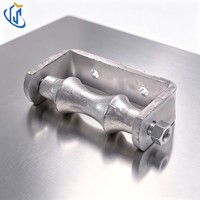 Rouleau de tuyauterie Tianying Machinery pour l'adaptation à l'expansion thermique ou les systèmes de tuyauterie d'eau réfrigérée CVC, base en fonte à deux trous