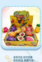 Schattig Cartoon Gemengd Fruit Squishy Zacht PU Langzaam Terugverende Kneedbaar Fruit Knijp Speelgoed Cadeau Decompressie Speelgoed Stress Verlichting Promotie Speelgoed