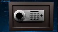 Coffre-fort en acier robuste AL002-20B avec serrure biométrique et clé d'urgence pour les propriétaires d'armes à feu