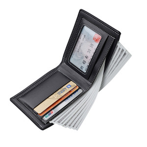 Nuovo <span class=keywords><strong>Portafoglio</strong></span> Corto da <span class=keywords><strong>Uomo</strong></span> in <span class=keywords><strong>Pelle</strong></span> PU <span class=keywords><strong>di</strong></span> Alta Qualità, Impermeabile, con Molteplici Scomparti per Carte e Fodera in Poliestere, Stile Business Casual - Product Image 5