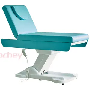 Lit de massage électrique direct du fabricant, table de physiothérapie, lit d'examen médical de levage réglable pour hôpital, matériau en acier