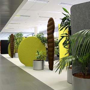 Âm thanh di động hấp thụ văn phòng đồ nội thất hiện đại phân vùng màn hình sợi Hội Đồng Quản trị divier - Product Image 5