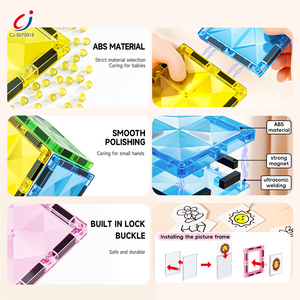 ชุดตัวต่อแม่เหล็กเฉิงจี สมาร์ท พ็อกเก็ต ซุปเปอร์แมกเนติก ทีเลส คัลเลอร์ วินโดว์ 80 ชิ้น ปราสาทเจ้าหญิงแสนสวย - Product Image 3