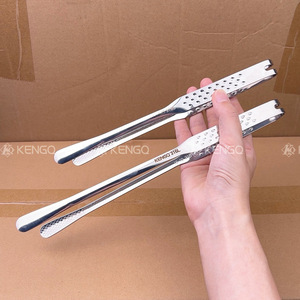 Pinzas para Barbacoa de Acero Inoxidable 316L, Estilo Coreano, Resistentes al Calor, para Cocina, para Manipular Filetes - Product Image 3