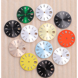 Esfera luminosa verde con patrón solar de 28,5 mm para movimiento mecánico NH35 NH36, piezas de reloj. - Product Image 1