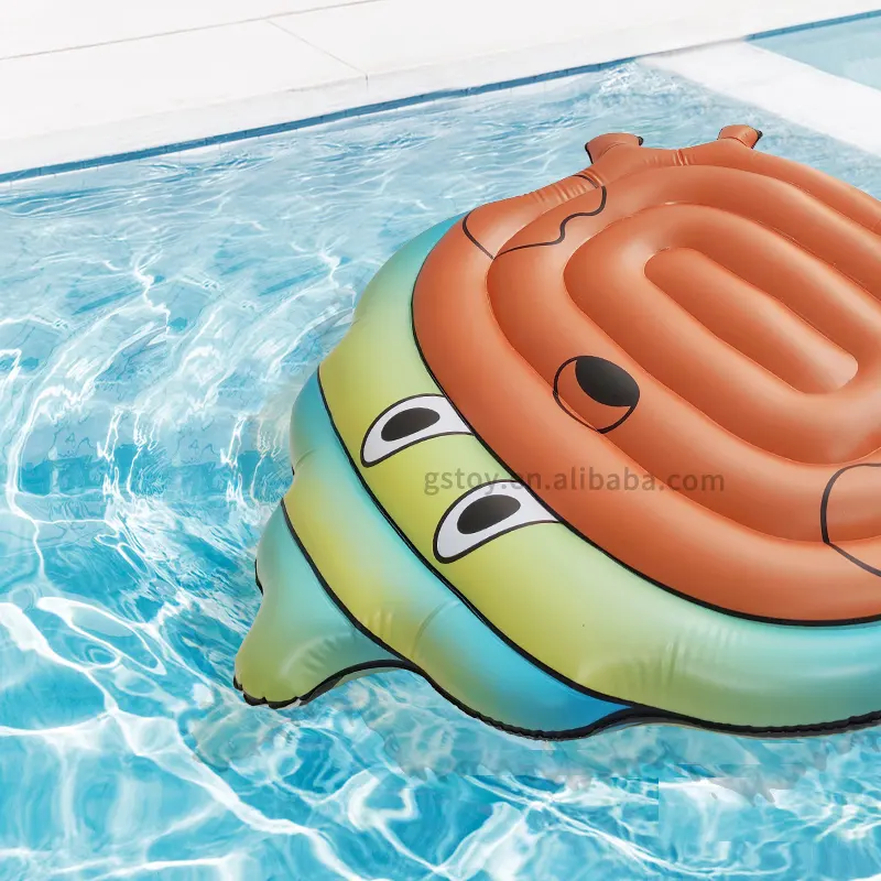Piscina salón adultos niños tumbarse en el flotador piscina flotante cangrejo inflable