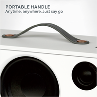 Altavoz Portátil CHORDIO A5, Caja de Sonido Blanca Simple con Batería para Camping, Equipo de Audio Colorido