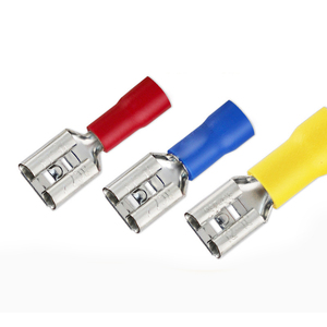 Female <b>Quick</b> Disconnect Pvc Insulated Spade Wire <b>Connector</b> Electrical Crimp Terminal FDD Series - Product Image 3