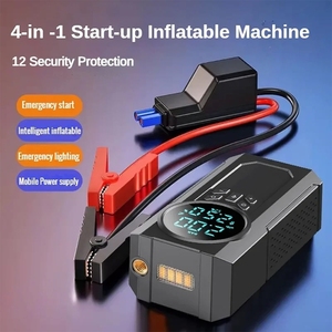 Xe nhảy khởi động với máy nén khí di động 12V nhảy khởi động điện ngân hàng Pin gói pin Lithium tăng cường - Product Image 2