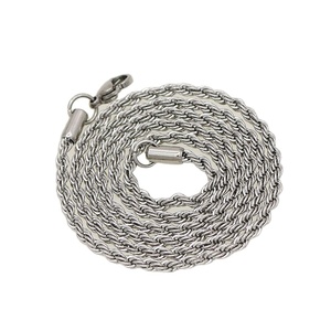 Kalung Logam Baja Anti Karat Lapis Emas dan Perak Berkualitas Tinggi Rantai Tali Pria - Product Image 5