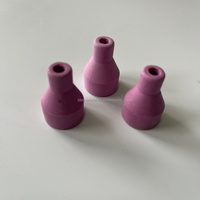 6*30 Buse de sablage en céramique blanche et rose pour soudage à l'arc à l'argon, en alumine