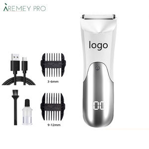 Kit de depiladora corporal para hombre, afeitadora depiladora con hoja de cerámica para depilación para Barba y aseo de ingle, viene con caja de regalo - Product Image 2