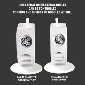 Machine à bulles automatique télécommandée rechargeable en forme de cœur à rotation 360° pour fêtes et mariages en extérieur - Product Image 5