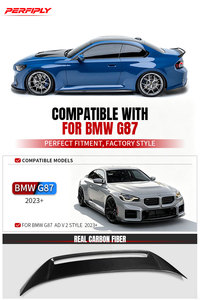 Perfiply Body Kits Car AD Style Real Carbon Fiber <strong>Rear</strong> Racing <strong>Spoiler</strong> Wing for BMW M2 G87 2023+ Trunk Boot Lid Duckbill <strong>Spoiler</strong> - Product Image 2