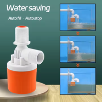 Vanne à flotteur automatique pour réservoir de chasse d'eau de toilettes, entrée latérale, mini-vanne à flotteur, vente en gros à bas prix, 1/2\", 3/4\", 1\"