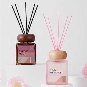 Expect Meet Pink Memory <b>Reed</b> <b>Diffuser</b> Set Glass <b>Bottle</b> 90 120 Days Alcohol Free Deodorize Gift - Product Image 1