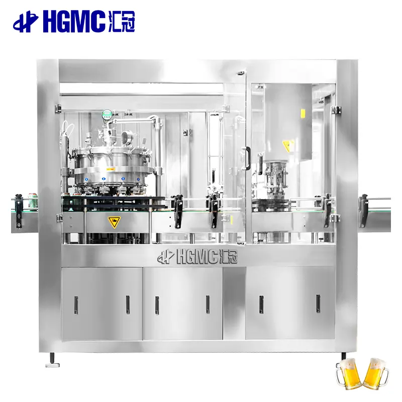 Automatic complete plant A to Z tin canning line aluminium beer can filling line machine