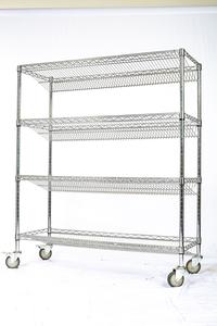 Resistente alla corrosione in acciaio inox multistrato personalizzabile ripiani a 5 livelli di filo di stoccaggio Rack unità per il commercio all'ingrosso - Product Image 3