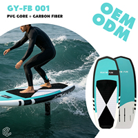 Planche de kitesurf en carbone GY 112 cm, profil compact, profil bas, pont en EVA Diamond, rails jumeaux réglables, construction personnalisée