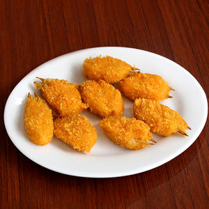 Cibo di strada all'ingrosso piatti di pesce congelati preparati pronti a cucinare frutti di mare impanato granchio fritto pepita di granchio per la drogheria - Product Image 3