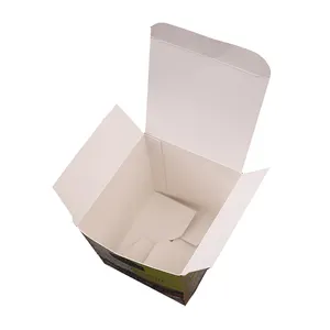 Gıda içecek ambalaj için toptan özelleştirilmiş fildişi karton hediye kağıdı kutu
