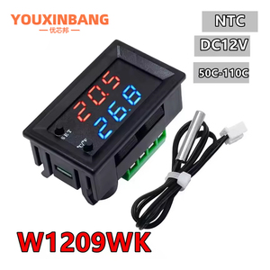 Dc 12V Ánh sáng phát ra Diode nhiệt kỹ thuật số nhiệt w1209wk w2809 Nhiệt kế điều khiển nhiệt độ chuyển đổi mô-đun - Product Image 3