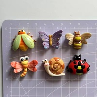 Imanes Divertidos y Dulces de la Serie de Insectos, Mariposa, Mariquita, Imanes Creativos para Refrigerador, Mini Imanes Decorativos para Nevera