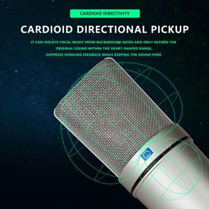 Weston Micro Điện Dung Chuyên Nghiệp Cho Phòng Thu Định Hướng Hình Trái Tim Màu Xanh Lá Cây VISA 50Hz-18Khz 48V - Product Image 3