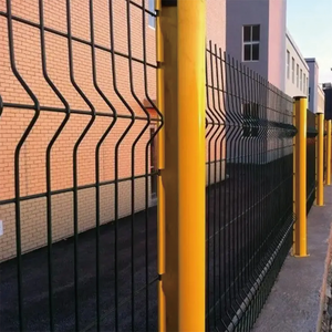 Bền Vững Cong 3D PVC Mạ Kẽm 6ft Uốn Cong Hàn Dây Lưới Hàng Rào Bảng Điều Chỉnh Vườn Hàng Rào Cho Pháp - Product Image 3