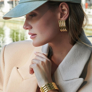 Серьги-подвески из нержавеющей стали - Product Image 5